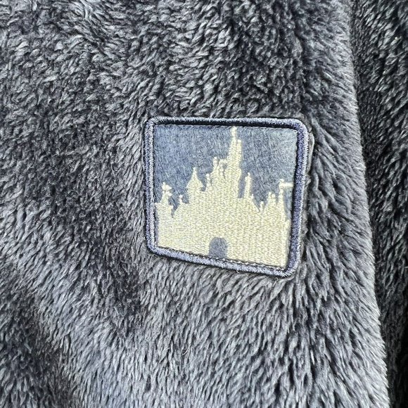 Disney World Disney Parks Fuzzy Navy Blue Full Zip Fleece Jacket Women’s Plus 1X - Picture 4 of 9